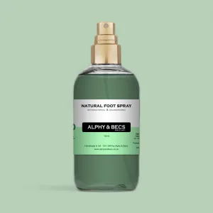 Antibacterial Deodorizing Foot Spray With Witch Hazel Water