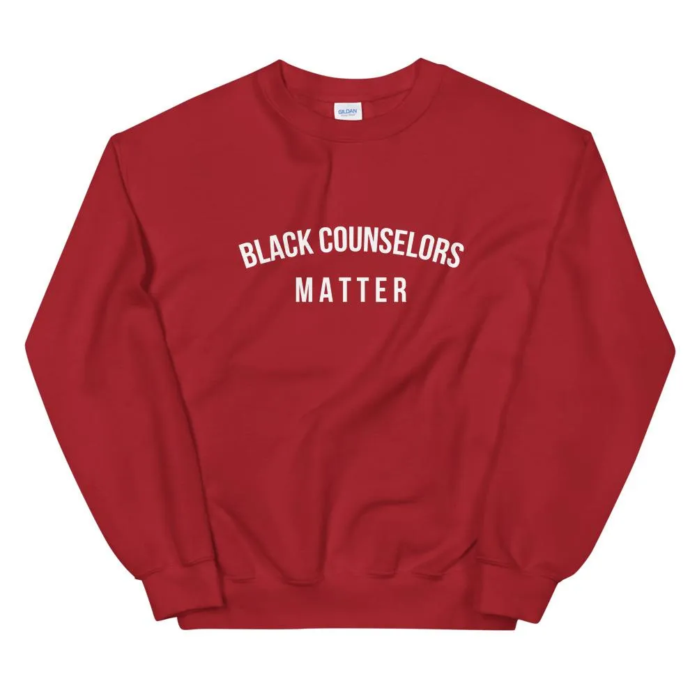 Black Counselors Matter - Unisex Sweatshirt