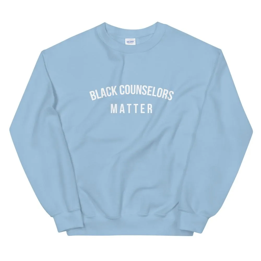 Black Counselors Matter - Unisex Sweatshirt