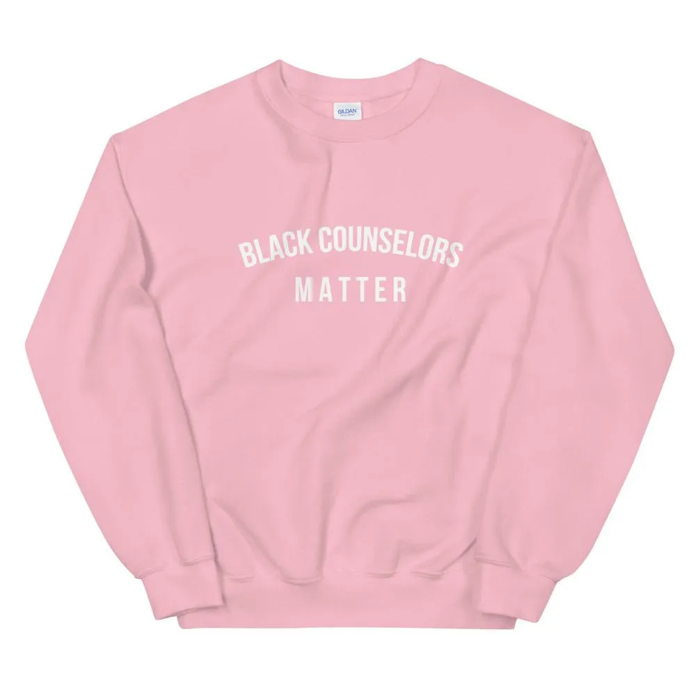 Black Counselors Matter - Unisex Sweatshirt